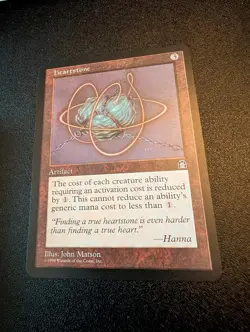 Heartstone Unplayed MTG Stronghold Uncommon Artifact NM - Image 1