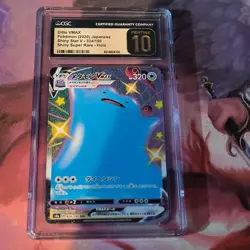 Pokemon Ditto VMAX Shiny Star V 324/190 Shiny Holo CGC Pristine 10 Japanese - Image 2