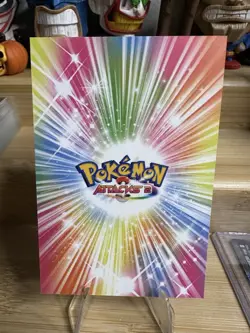 Espeon Sparkle Gold Stars Foil Attacks 2 Database Box Hit Pokemon - Image 2