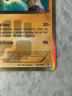 Terrakion Secret Rare Holo Card 151/149 2012 Boundries Crossed Pokemon TCG Card - Image 4