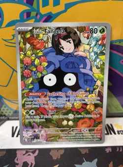 Erika’s Tangela 218/217 Pokemon TCG Ascended Heroes Illustration Rare Holo NM - Image 1