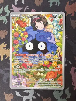 Erika’s Tangela 218/217 Pokemon TCG Ascended Heroes Illustration Rare Holo NM - Image 3