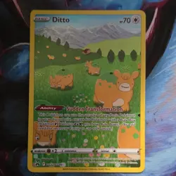 Pokemon Ditto GG22/GG70 Crown Zenith: Galarian Gallery Ultra Rare Holo 70 HP - Image 1