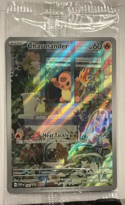 Pokemon TCG Obsidian Flames Charmander #044 SVP Black Star Promo Card, Sealed - Image 1