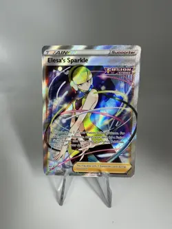 Pokemon TCG Elsa’s Sparkle 260/264 Full Art Trainer Fusion Strike - Image 1