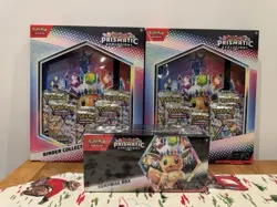 Pokemon TCG 2x Prismatic Evolutions Binder Collection & 1x Surprise Box - Sealed - Image 1