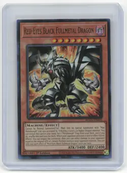 2024 Yu-Gi-Oh! Red-Eyes Black Fullmetal Dragon Rage of the Abyss #ROTA-EN005 UR - Image 1
