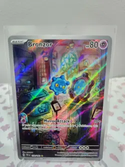 Pokemon TCG - Bronzor 170/162 - Illustration Rare - Temporal Forces - NM/M - Image 1