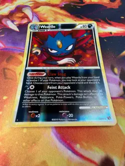 Weavile 25/90 NM Rare Reverse Holo HGSS Undaunted 2010 Pokemon TCG - Image 2