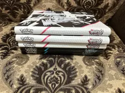Pokemon Black Bolt & White Flare BINDER ONLY *BOTH - Lot Of 5 - FRESH FROM BOX - Image 2