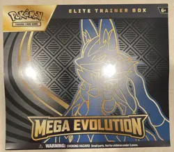 Pokemon TCG Mega Evolution Lucario Elite Trainer Box, NEW & SEALED - Image 1