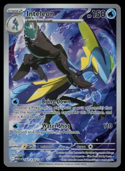 Inteleon 142/132 - Pokemon Mega Evolution - Illustration Rare (NM) - Image 1