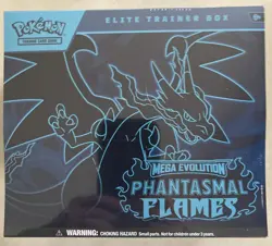 Pokemon TCG Mega Evolution Phantasmal Flames Elite Trainer Box |BRAND NEW SEALED - Image 1