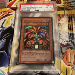 PSA 8 Exodia The Forbidden One DB1 EN139 Ultra Rare - Yugioh 2004 - Image 1