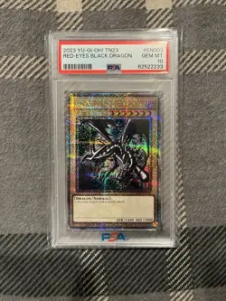 PSA 10 Gem 2023 YU-GI-OH! TN23-EN003 Red-Eyes Black Dragon Quarter Century - Image 1