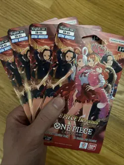4x One Piece Heroines EB-03 Sleeved Booster Pack TCG CCG Bandai English New - Image 4