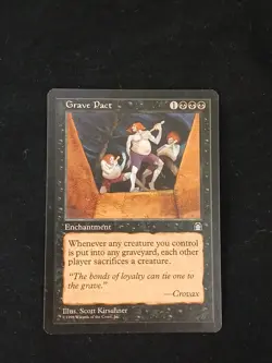 Grave Pact – Stronghold – Magic the Gathering MTG – LP – Commander EDH Card - Image 1