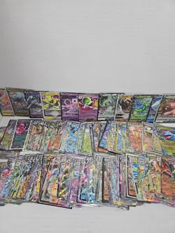 Pokemon Cards English Ex, V, V Max, V star - 165 Card Lot- No Bulk - Image 1