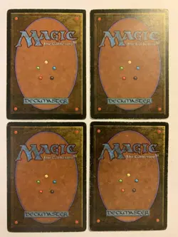 4X MP/HP MTG Magic The Gathering Swords to Plowshares Revised Uncommon Cards - Image 2