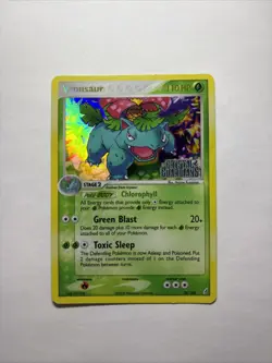 Pokemon TCG Venusaur EX Crystal Guardians Reverse Holo Card 28/100 Stamped - Image 1