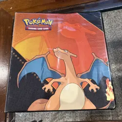 Ultra Pro Pokemon Charizard Binder 2017 TCG Vtg With 18 Cards - Image 1