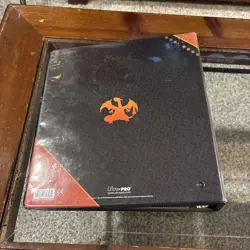 Ultra Pro Pokemon Charizard Binder 2017 TCG Vtg With 18 Cards - Image 3