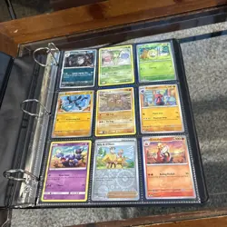 Ultra Pro Pokemon Charizard Binder 2017 TCG Vtg With 18 Cards - Image 4