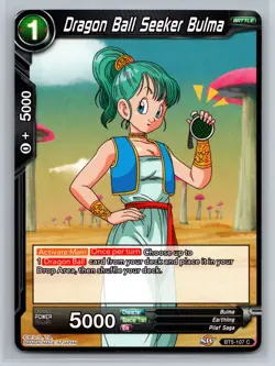 Dragon Ball Seeker Bulma BT5-107 C Dragon Ball Super Card - Image 1