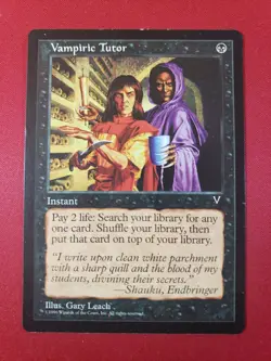 Vampiric Tutor #72 Visions MtG - Image 1