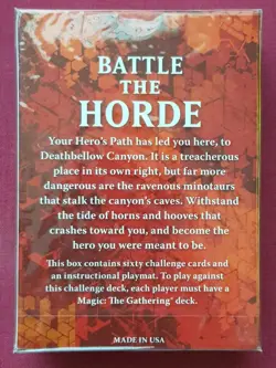 Magic The Gathering BORN OF THE GODS BATTLE THE HORDE CHALLENGE DECK sealed MTG - Image 2