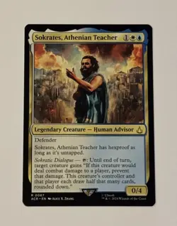 MTG Sokrates, Athenian Teacher - Universe’s Beyond: Assassin's Creed NM - Image 1