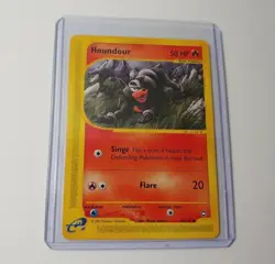 Pokemon Aquapolis Houndour Common 86/147 Near Mint - Image 1
