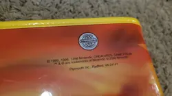 Vintage Pokemon Charizard #06 Vinyl Zipper Binder – 1998 – Nintendo - Rare - Image 3