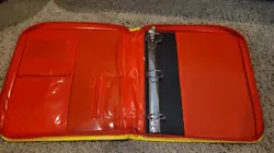 Vintage Pokemon Charizard #06 Vinyl Zipper Binder – 1998 – Nintendo - Rare - Image 4
