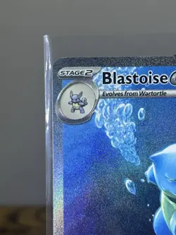 Pokemon TCG Blastoise ex 200/165 Sv: Scarlet & Violet 151 Holo Illustration Rare - Image 2