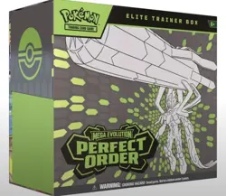 Pokemon TCG Mega Evolution Perfect Order Elite Trainer Box Sealed Case PRESALE - Image 2