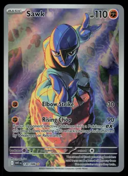 Sawk 130/086 - Pokemon White Flare - Illustration Rare (NM) - Image 1