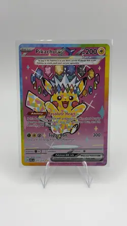 Pokemon TCG Pikachu ex 277/217 Ascended Heroes Special Illustration Rare NM SIR - Image 1