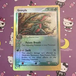 Grovyle 31/109 Ruby Sapphire LP reverse holo Pokemon - Image 1