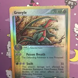 Grovyle 31/109 Ruby Sapphire LP reverse holo Pokemon - Image 5