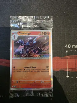 Pokemon TCG Phantasmal Flames - Sealed Staff Prerelease Promo Pack - Image 1
