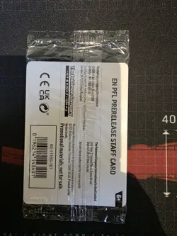 Pokemon TCG Phantasmal Flames - Sealed Staff Prerelease Promo Pack - Image 2