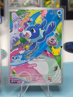 Rowlet Litten Popplio 30th Stamp Promo Set 043 044 045 Pokemon NM First Partner - Image 4