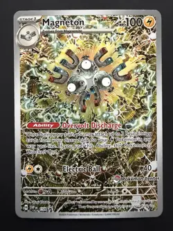 Magneton 159 Pokemon Center Stamp Scarlet & Violet Black Star Promo Pokemon NM/M - Image 1