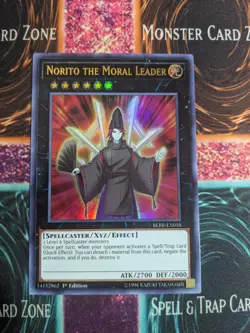Yu-Gi-Oh! Norito the Moral Leader BLRR-EN0358 1st Edition Ultra Rare NM - Image 1
