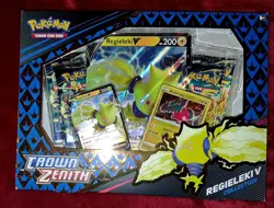 LOT Crown Zenith Regieleki V Regidrago V Pokemon Collector Boxes Sword & Shield - Image 3