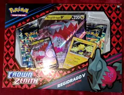 LOT Crown Zenith Regieleki V Regidrago V Pokemon Collector Boxes Sword & Shield - Image 4