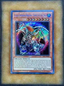 Yugioh Chaos Emperor Dragon - Envoy of the End IOC-EN000 Secret Rare 25th NM - Image 1