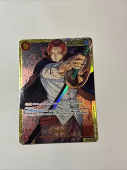 Shanks OP01-120 SEC - One Piece TCG - English Near-Mint Secret Rare Foil - Image 1