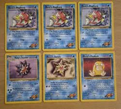 Pokemon TCG Gym Heroes/Challenge Misty's Cards small bundle - Image 1